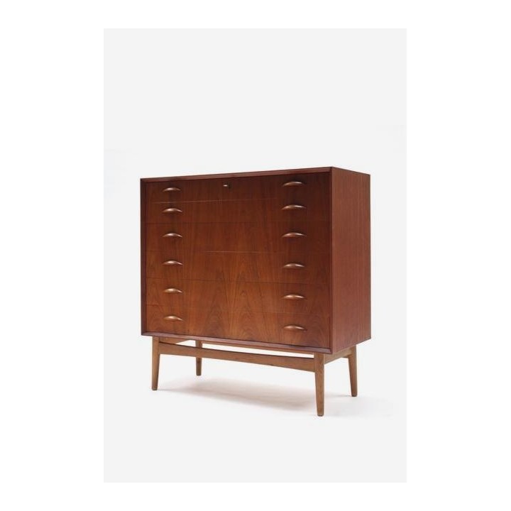 Ladenkast in teakhout uit Scandinavie - Retro Studio