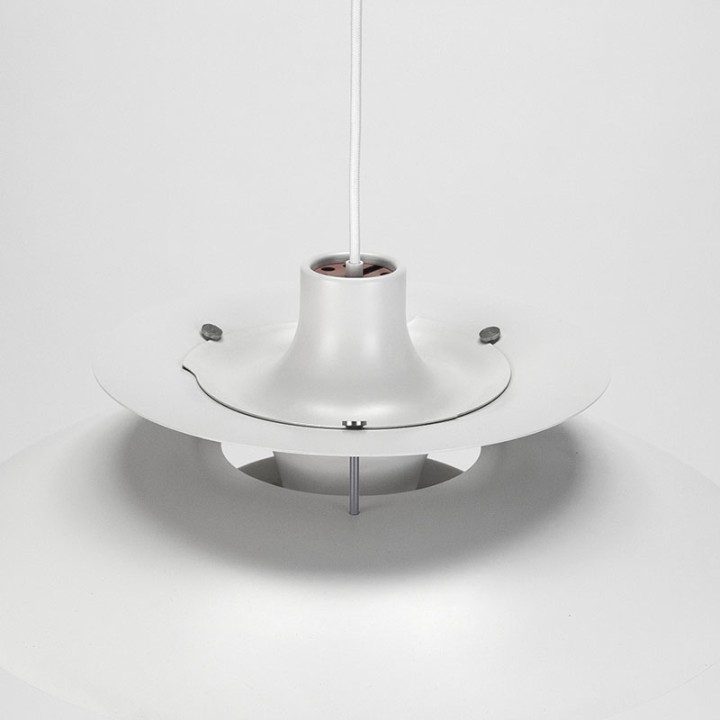 Wit vroeg model Poul Henningsen PH 5 hanglamp