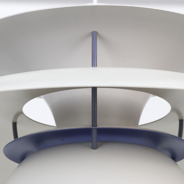 White early-model Poul Henningsen PH 5 pendant lamp