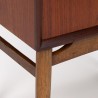 Small Mid-Century Danish cabinet in teak on an oak base