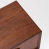 Small Mid-Century Danish cabinet in teak on an oak base