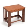 Danish teak set of 3 Mid-Century nesting tables