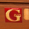 Hangoor tafel van G-plan Mid-Century model in teakhout