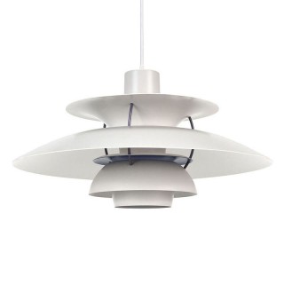 Wit vroeg model Poul Henningsen PH 5 hanglamp