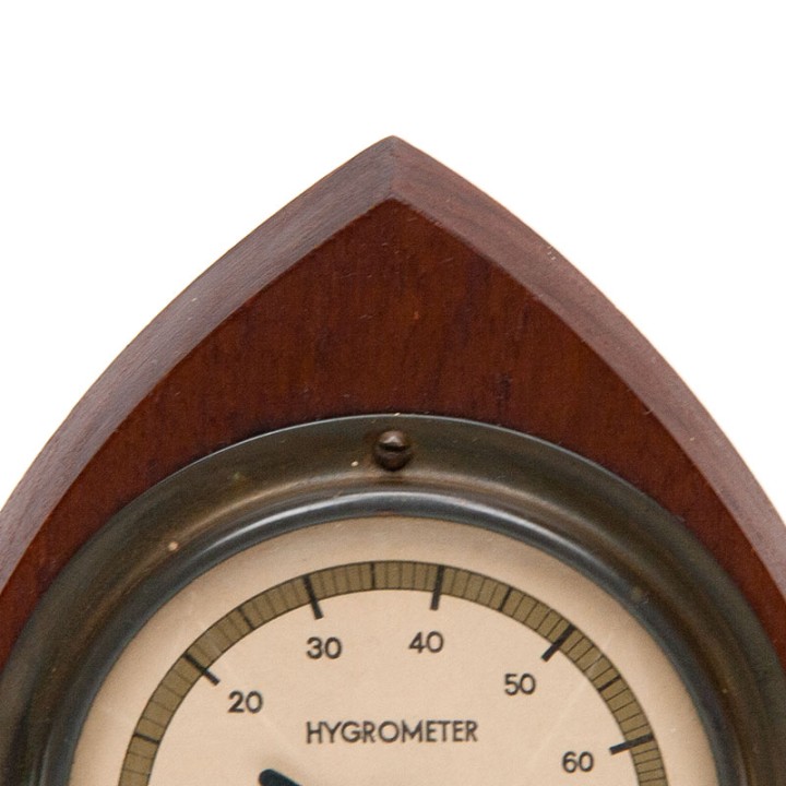 Hygrometer vintage model in teak