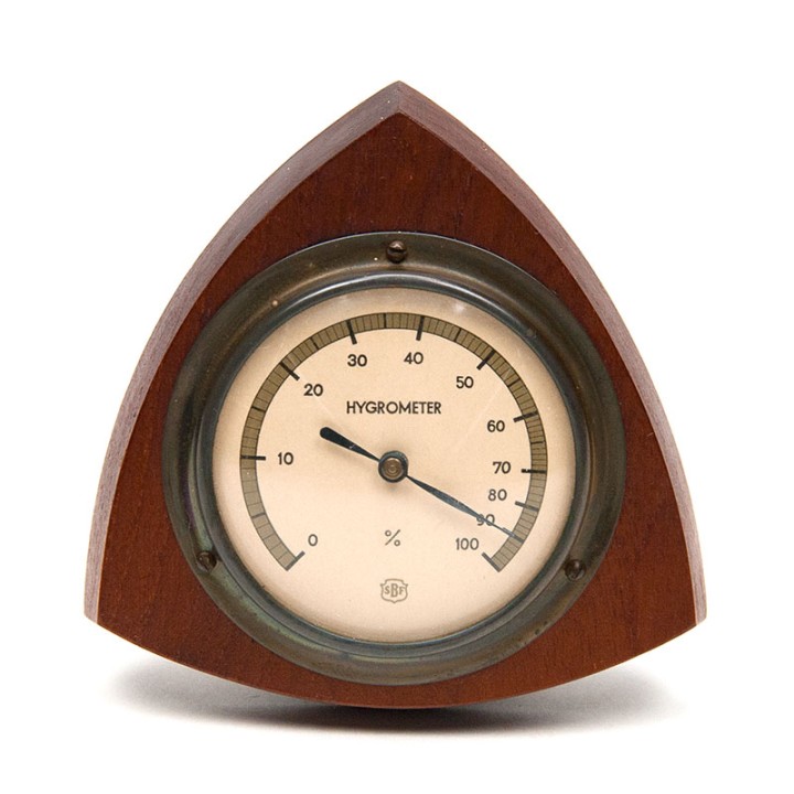 Hygrometer vintage model in teak