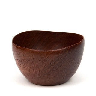 Klein/ mini vintage schaaltje in teak