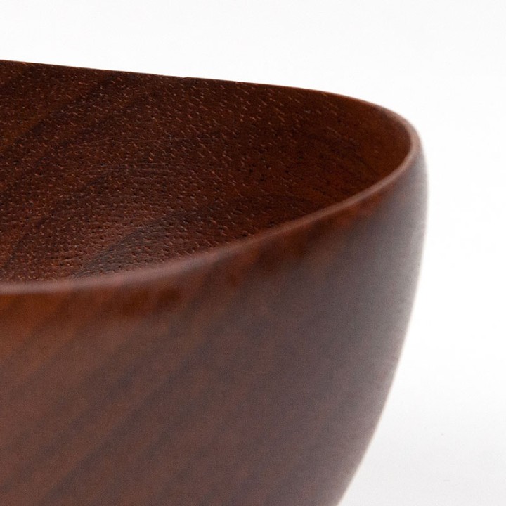 Klein/ mini vintage schaaltje in teak