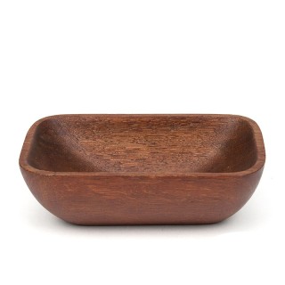 Teak klein schaaltje rechthoek