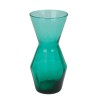 Groen glazen vintage vaasje