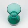 Groen glazen vintage vaasje