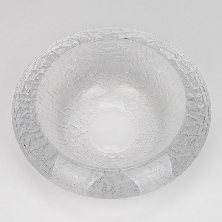 Lars Hellsten Mid-Century glass bowl for Orrefors