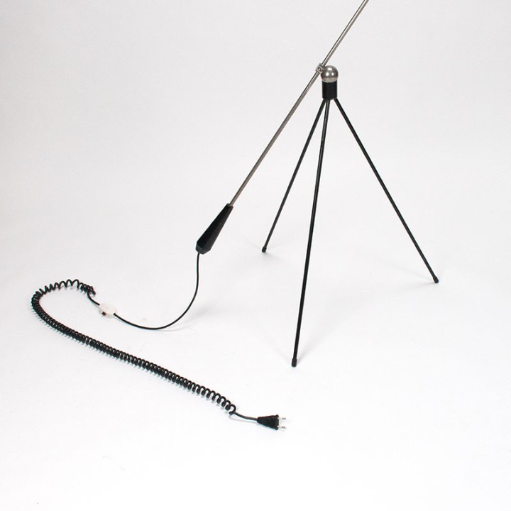 Magneto Mid-Century vloerlamp ontwerp Henk Fillekes voor