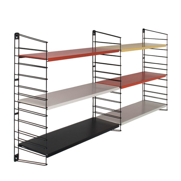 Mid-Century vintage Tomado wall system designed by Adriaan