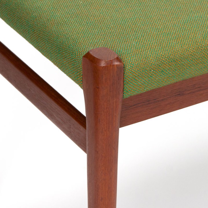 J.L. Møller model 63 Mid-Century bankje in teak