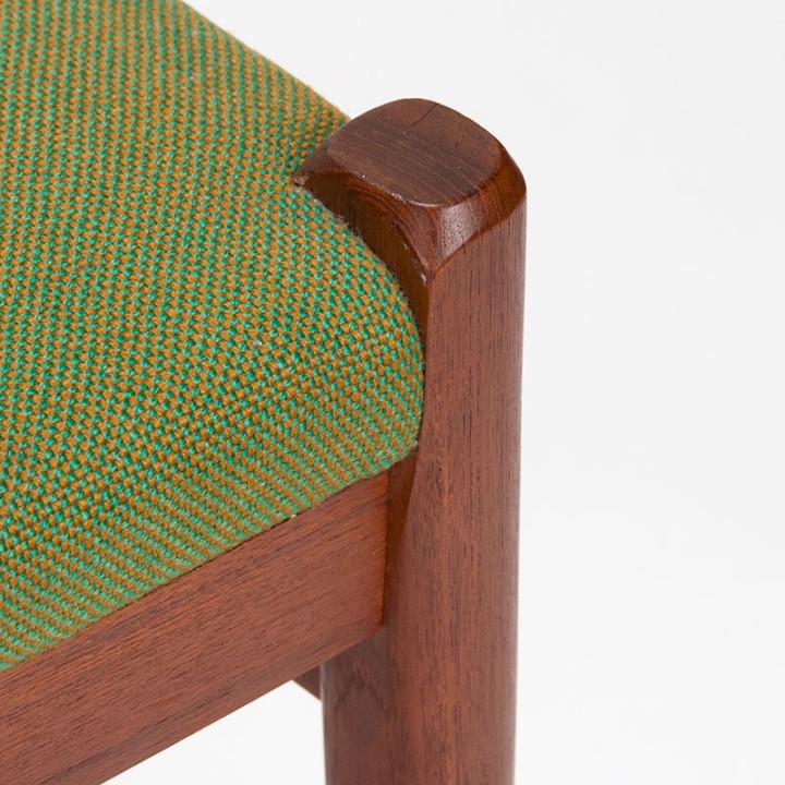 J.L. Møller model 63 Mid-Century bankje in teak
