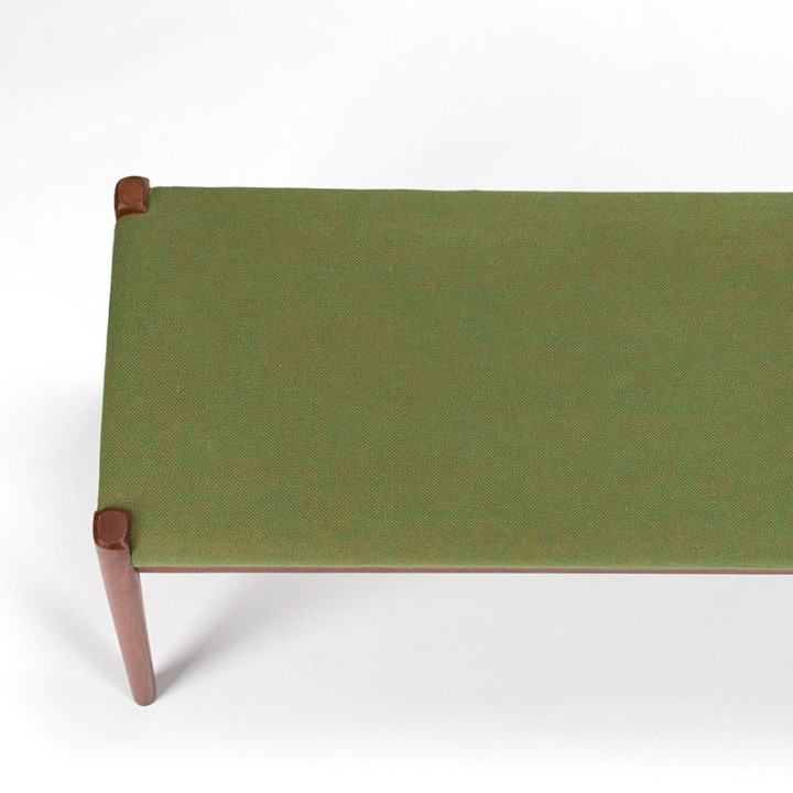 J.L. Møller model 63 Mid-Century bankje in teak