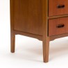 Danish vintage chest of drawers with 6 lockable drawers