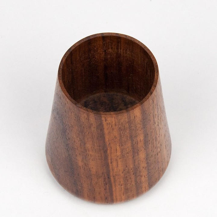 Klein/ mini teakhouten vintage houdertje