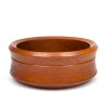 Groot model dikwandige vintage schaal in teak