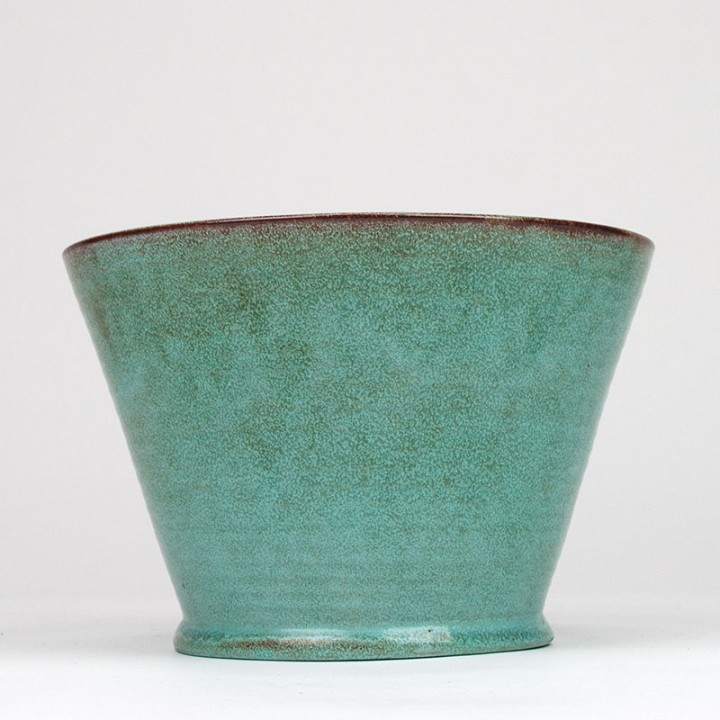 Large vintage green Westraven Utrecht flower pot