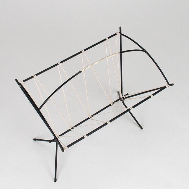 1950s vintage magazine rack