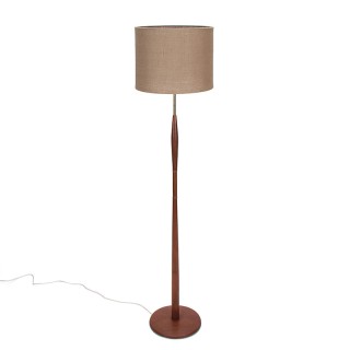 Mid-century Danish stylish teak floor lamp