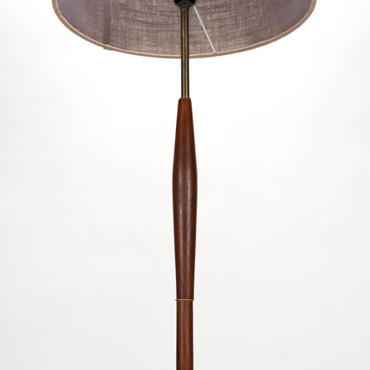 Mid-century Danish stylish teak floor lamp