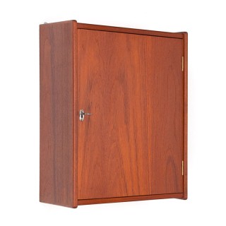 Teakhouten Mid-Century wandkastje/ medicijnkastje