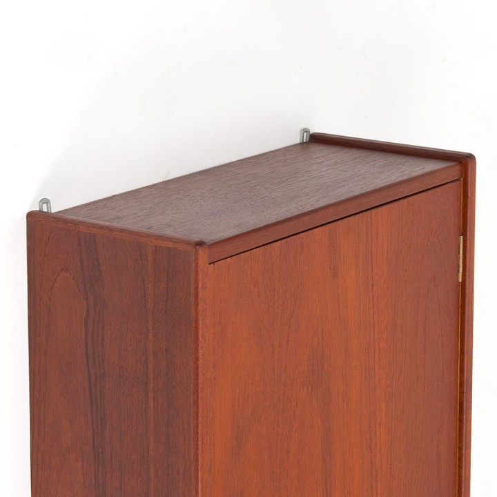 Mid-century teak small wall cabinet / medicine cabinet