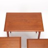 Set Deense Mid-Century nesttafels in teak