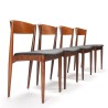 Jydsk Møbelindustri set Mid-Century Deense stoelen