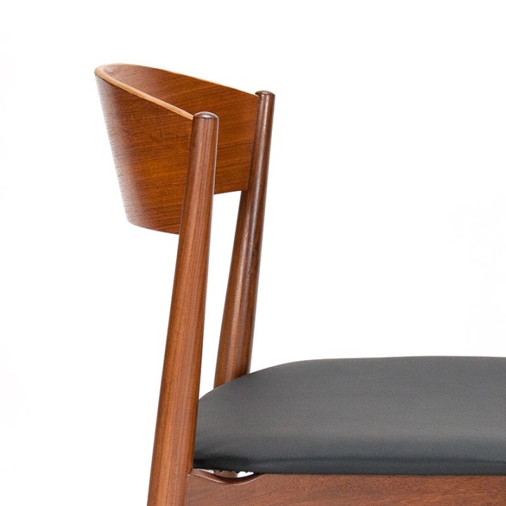 Jydsk Møbelindustri set Mid-Century Deense stoelen