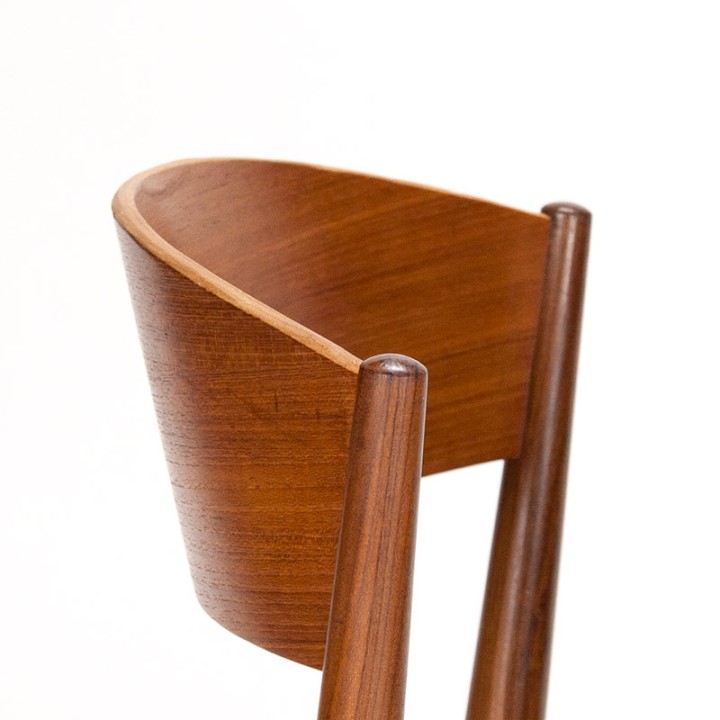 Jydsk Møbelindustri set Mid-Century Deense stoelen