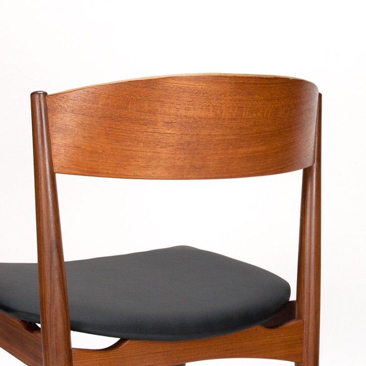 Jydsk Møbelindustri set Mid-Century Deense stoelen