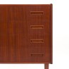 Deense P. Westergaard teakhouten Mid-Century ladekast