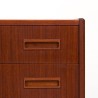 Deense P. Westergaard teakhouten Mid-Century ladekast