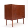 Danish P. Westergaard teak Mid-Century chest of drawers