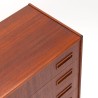 Danish P. Westergaard teak Mid-Century chest of drawers