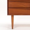 Mid-Century Deense ladekast met lange handgreep