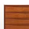 Mid-Century Deense ladekast met lange handgreep