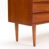 Mid-Century Deense ladekast met lange handgreep