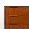 Mid-Century teakhouten Deense Esjing Møbelfabrik ladekast