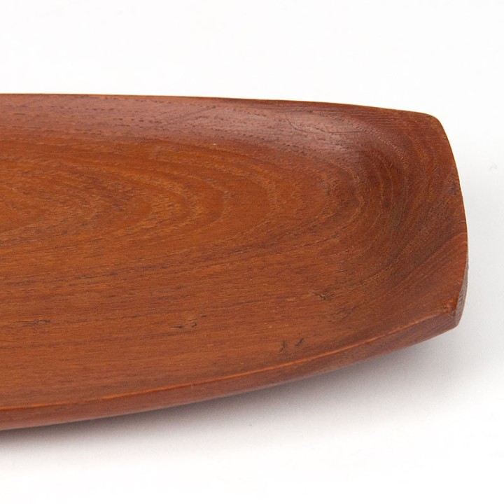 Danish vintage teak low model bowl