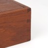 Vintage Mid-Century small storage box with dovetail detail