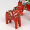 Set of 3 Mid-Century vintage Dala horses