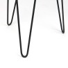 1950s vintage plant stand with a glass top