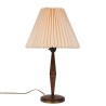 Deense Mid-Century tafellamp met plissé kap