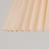 Deense Mid-Century tafellamp met plissé kap