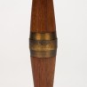 Danish Mid-Century table lamp with pleated shade